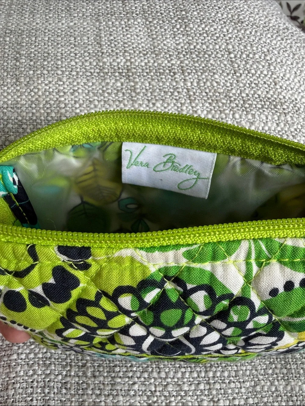 Vera Bradley quilted cosmetic
